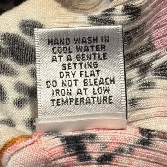 Vintage Cache Cardigan Floral Animal Y2K Mob Wife Maximalist Statement Medium - Picture 5 of 8